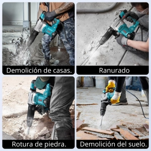 Todos los usos del martillo demoledor Eneacro SDS-MAX